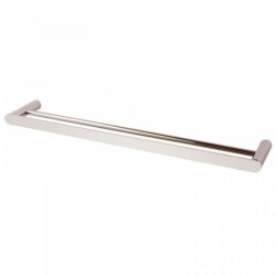 Brushed Nickel 800mm Double Towel Rail Stainless Steel 304 Wall Mounted